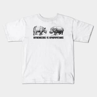 Flight of the Conchords rhymenoceros VS hiphopopotamus Kids T-Shirt